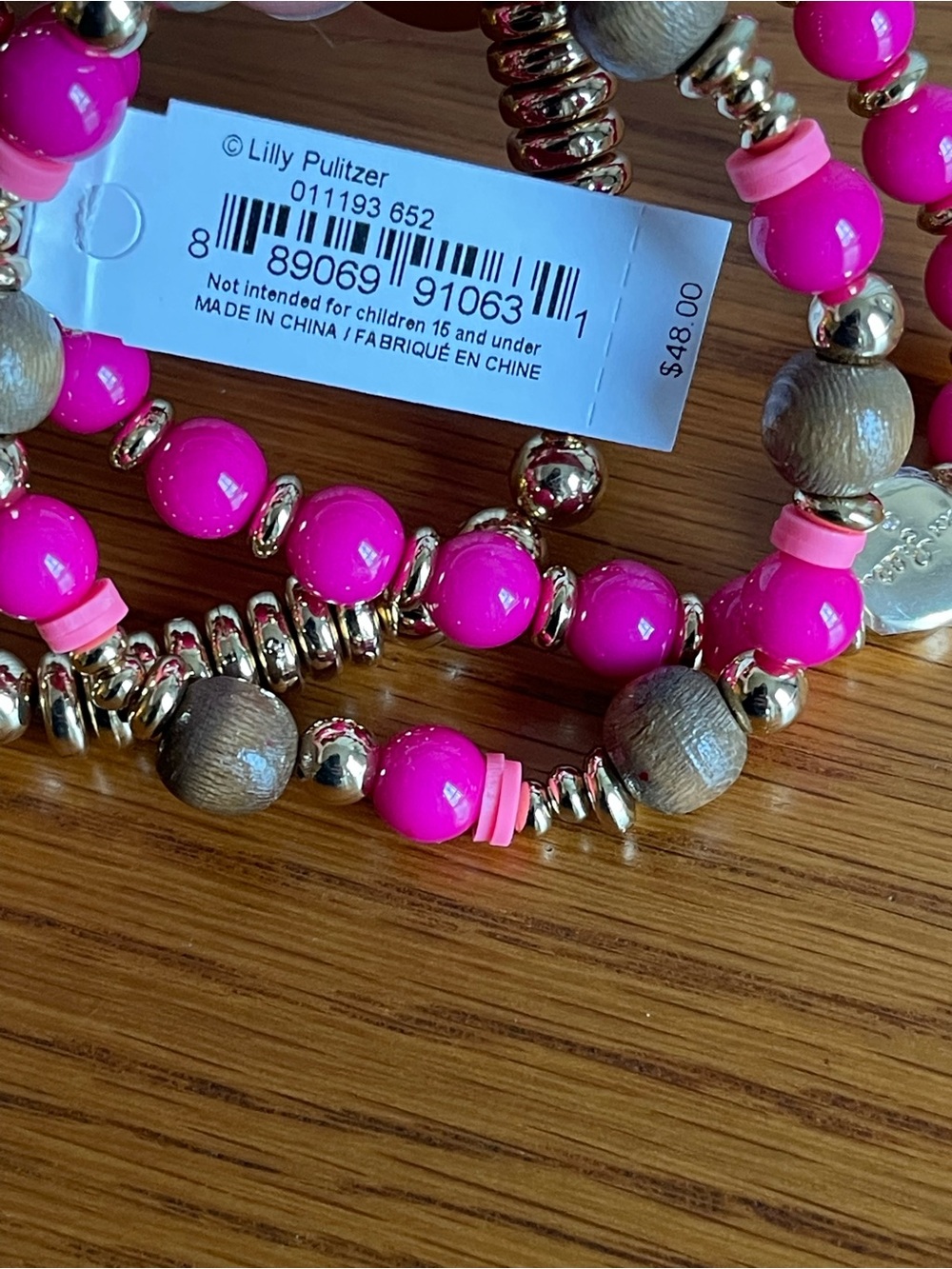 Lilly Pulitzer Party Punch Bracelet Set - Picture 4 of 5